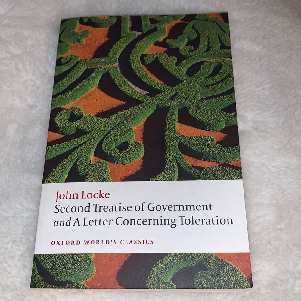 ☀️4/$30☀️ Philosophy John Locke second treatise of government